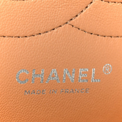 Caviar Quilted Jumbo Double Flap Dark Beige