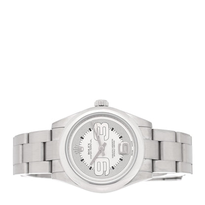 Stainless Steel 31mm Oyster Perpetual Watch Silver 177200