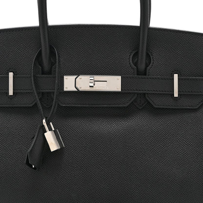 Epsom Birkin 30 Black