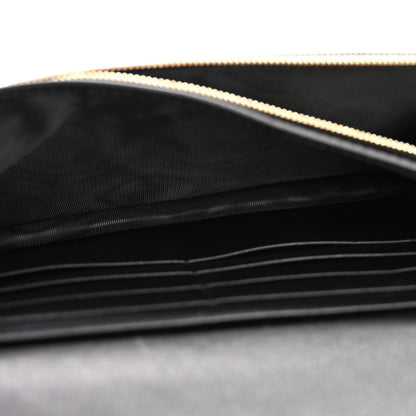 Microguccissima Crossbody Wallet Black