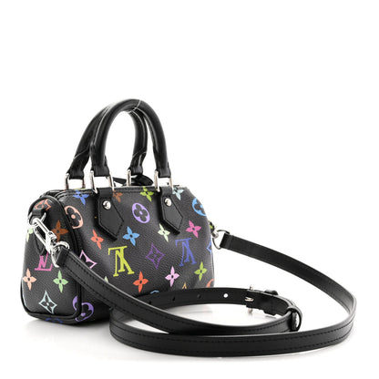 LV X TM Monogram Multicolor Nano Speedy Black