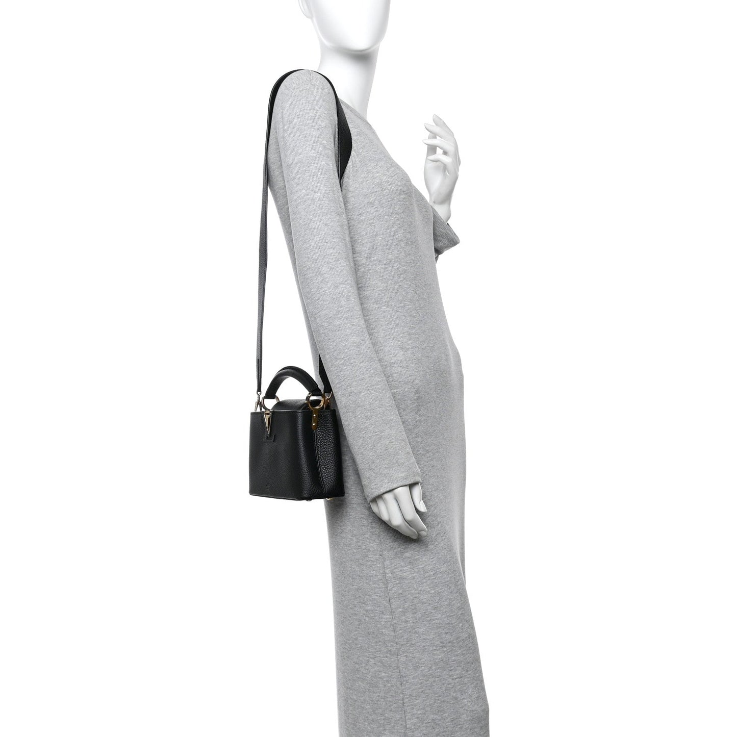 Taurillon Mini Capucines Black