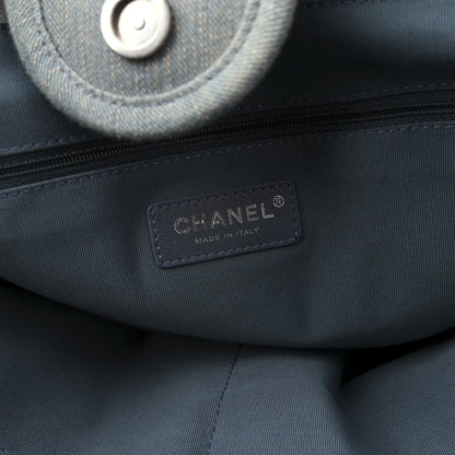 Denim Medium Deauville Tote Light Blue