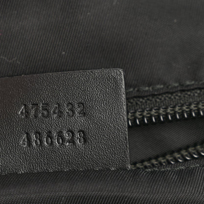 GG Supreme Monogram Web Flap Messenger Bag Black