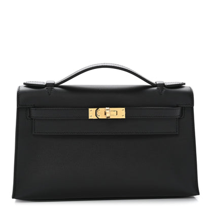 Swift Kelly Pochette Clutch Black