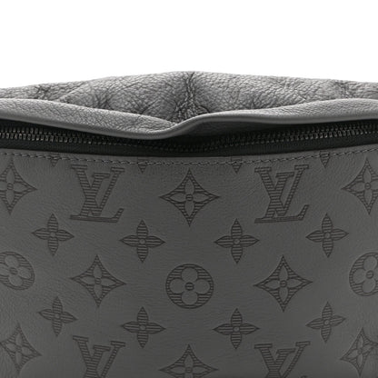 Calfskin Monogram Shadow Discovery Bumbag PM Gray