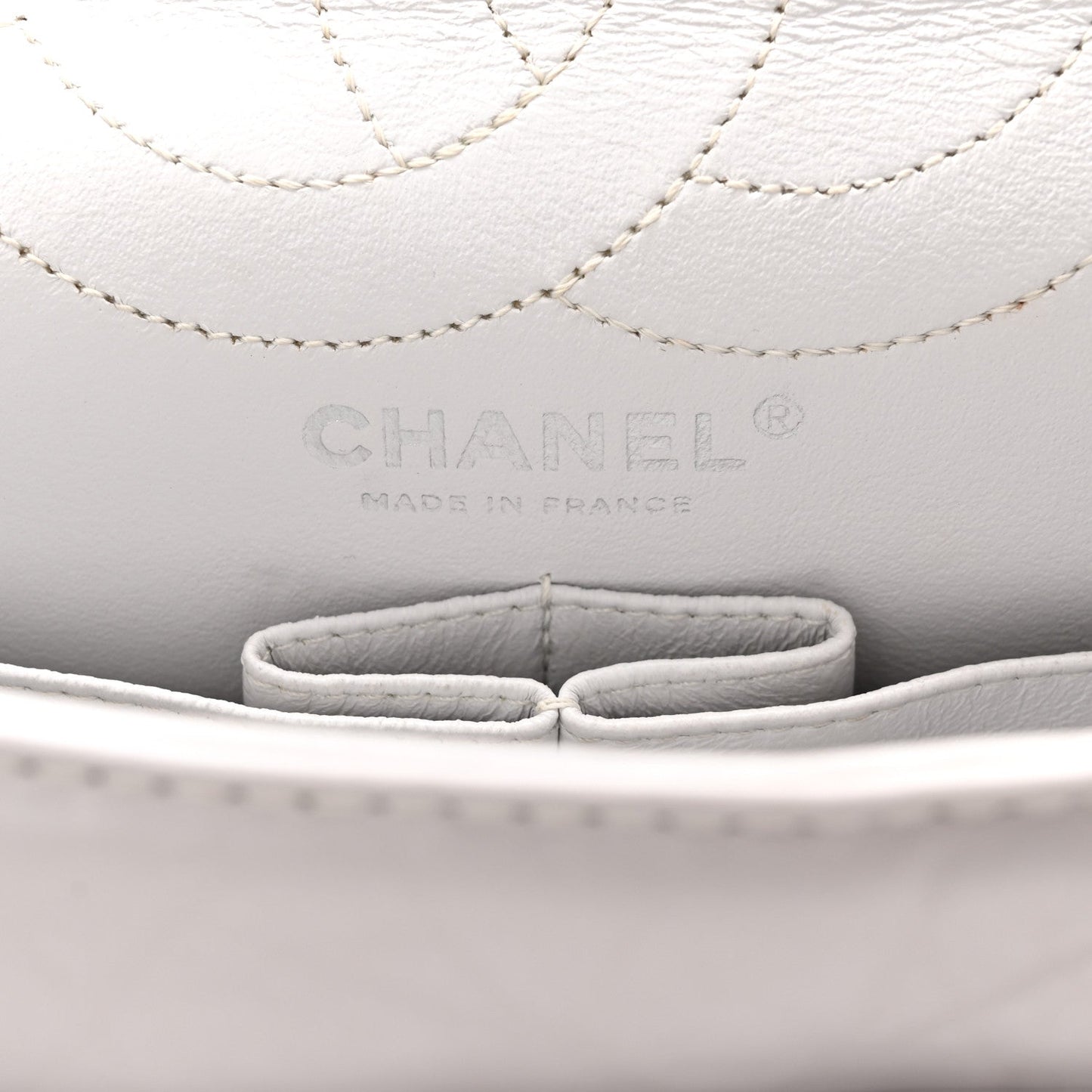 Aged Calfskin 2.55 Reissue 226 Flap White