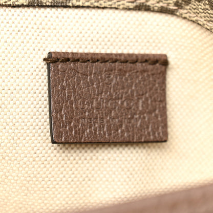 GG Supreme Monogram Neo Vintage Web Belt Bag Brown