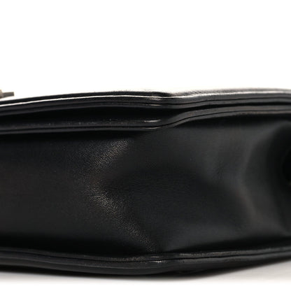 Lambskin Quilted New Medium Boy Flap Black