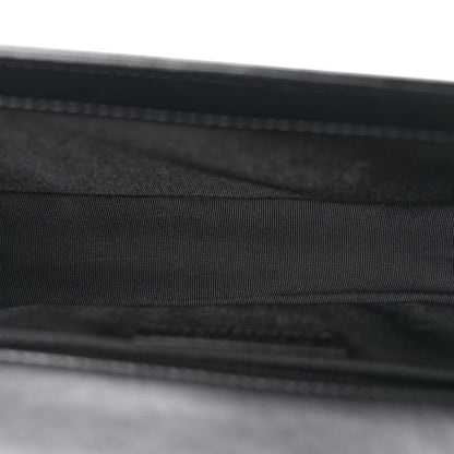 Lambskin Quilted Medium Boy Flap Black