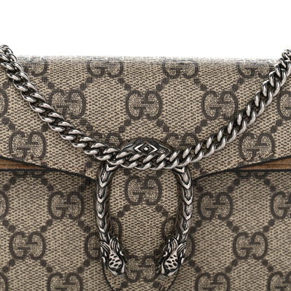GG Supreme Monogram Super Mini Dionysus Shoulder Bag Taupe