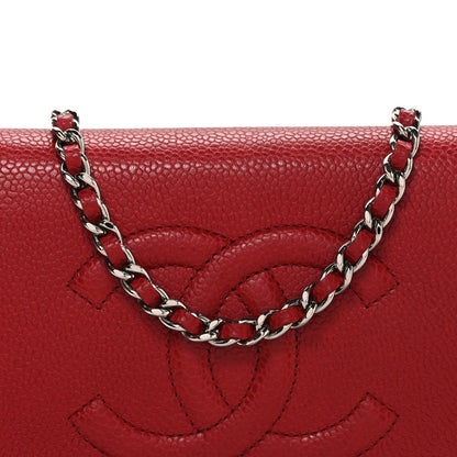 Caviar Timeless CC Wallet on Chain WOC Red