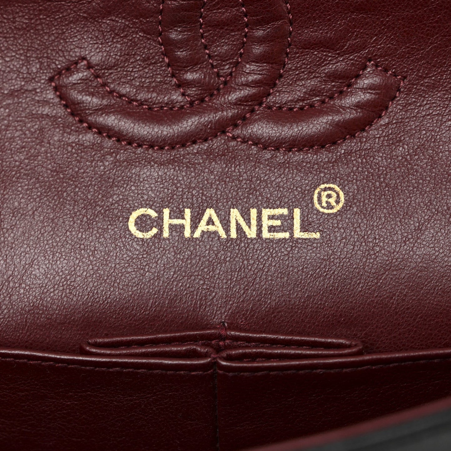 Lambskin Quilted Small Double Flap Black