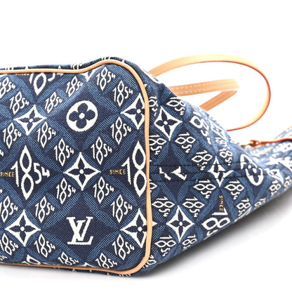 Jacquard Since 1854 Neverfull MM Blue