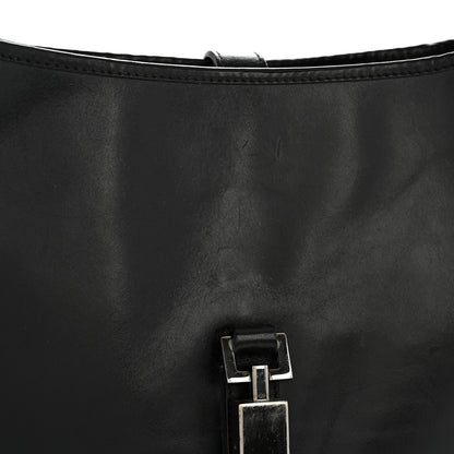 Calfskin Small Jackie O Hobo Black