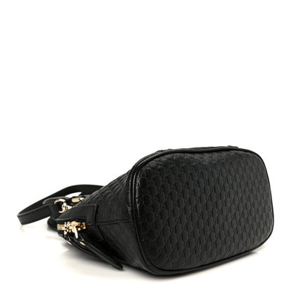 Microguccissima Mini Dome Bag Black