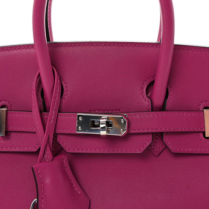 Swift Birkin 25 Rose Pourpre