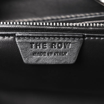 Grained Calfskin East West Bowling Bag Black