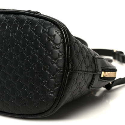 Microguccissima Mini Dome Bag Black