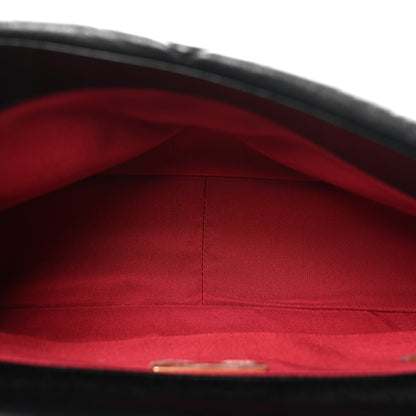 Goatskin Quilted Large Chanel 19 Flap Black