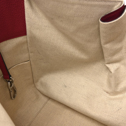 Grained Calfskin Small Hammock Shoulder Bag Raspberry