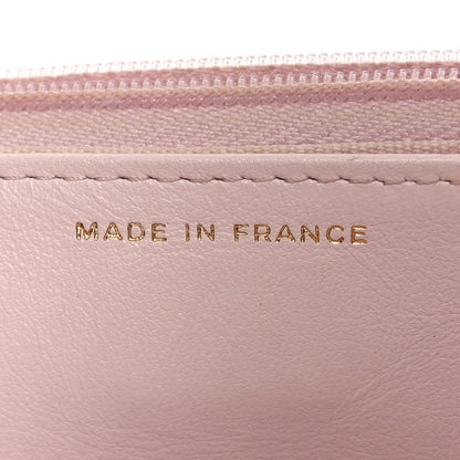 Caviar Quilted Wallet on Chain WOC Light Pink