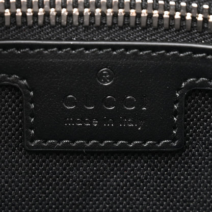 Soft GG Supreme Monogram Web Belt Bag Black Grey