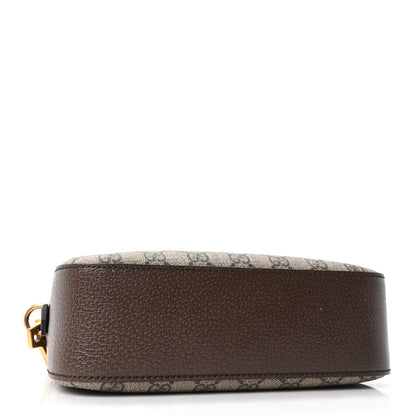 GG Supreme Monogram Web Neo Vintage Shoulder Bag Beige New Acero Crop