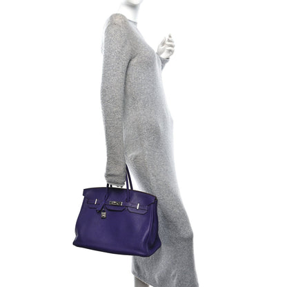 Taurillon Clemence Birkin 35 Iris
