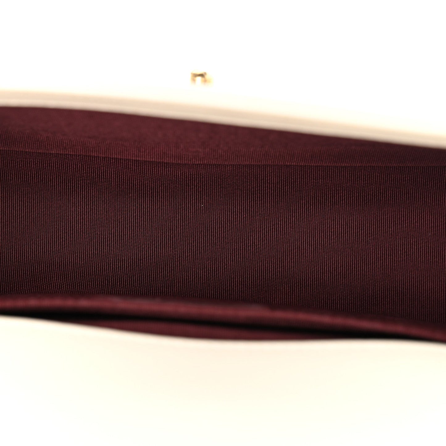 Caviar Suede Calfskin Chevron Medium Boy Flap White