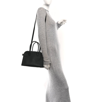 Grained Calfskin Soft Margaux 10 Bag Black