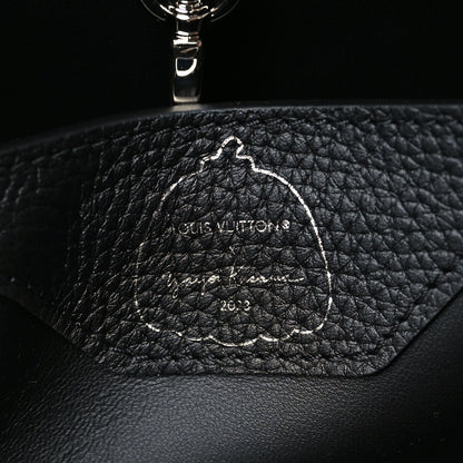 LV X YK Taurillon Capucines MM Black