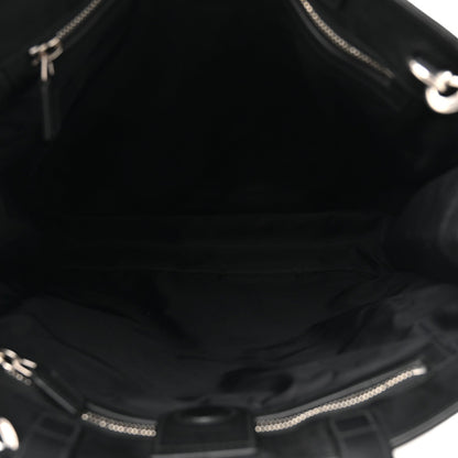 Soft GG Supreme Monogram Web Vertical Tote Black