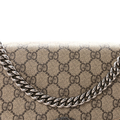 GG Supreme Monogram Medium Dionysus Shoulder Bag Taupe