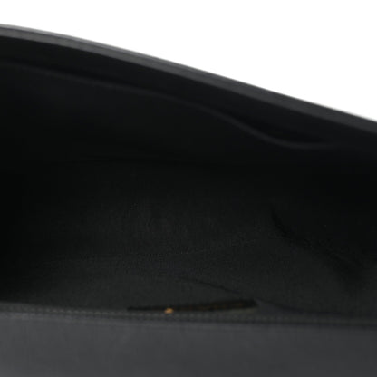 Calfskin Quilted New Medium Boy Flap Black
