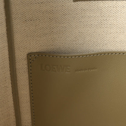 Jacquard Canvas Small Font Tote Ecru
