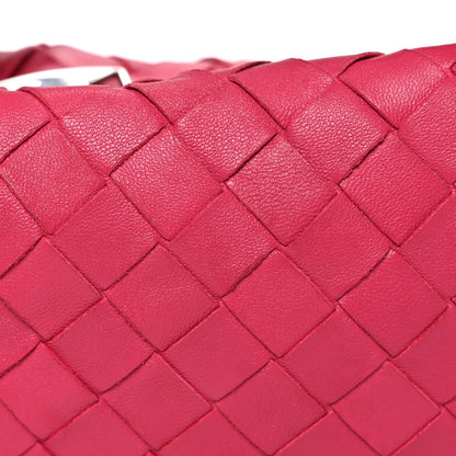 Nappa Intrecciato Mini Jodie Cranberry
