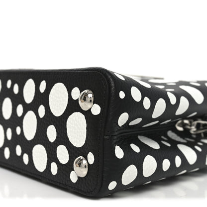 LV X YK Taurillon Capucines BB Black White