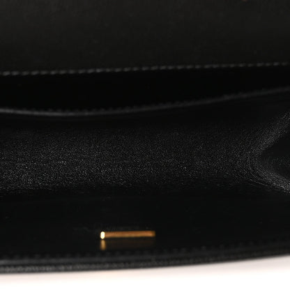 Caviar Quilted Medium Boy Flap Black
