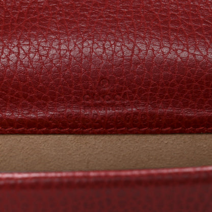 Calfskin Super Mini Dionysus Shoulder Bag Hibiscus Red