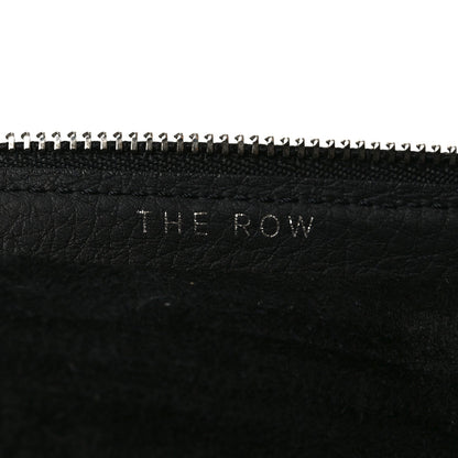 Grained Calfskin Large Slouchy Banana Bag Black