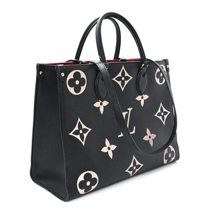 Empreinte Monogram Giant Onthego MM Black Beige