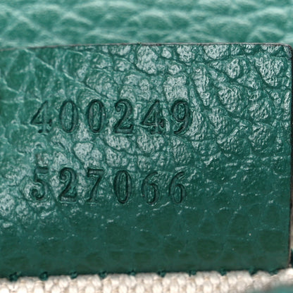 Dollar Calfskin Crystal Small Dionysus Shoulder Bag Emerald