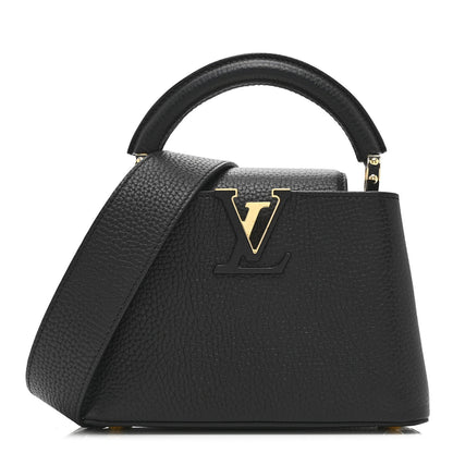 Taurillon Mini Capucines Black