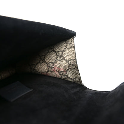 GG Supreme Monogram Mini Dionysus Shoulder Bag Black