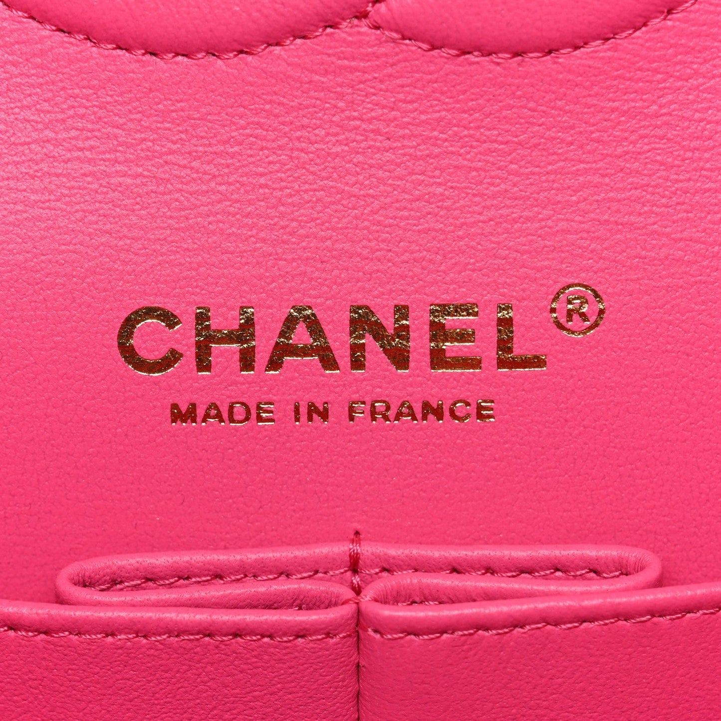 Caviar Quilted Medium Double Flap Dark Pink