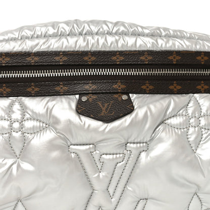 Econyl Monogram Pillow BumBag Silver