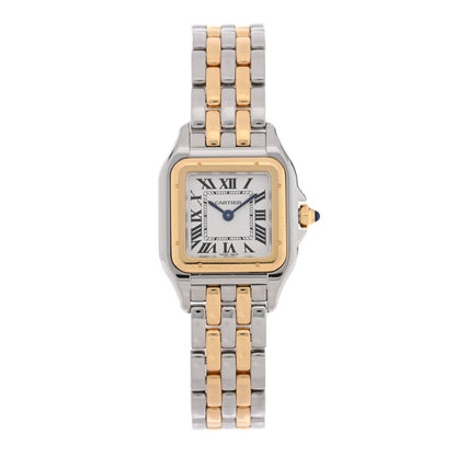 Stainless Steel 18K Yellow Gold 23mm Panthere Quartz Watch