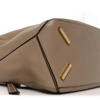 Grained Calfskin Medium Puzzle Bag Sand Mink