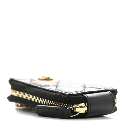 Aged Calfskin Quilted 2.55 Reissue Clutch With Chain Black